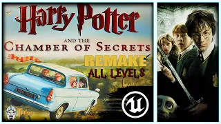 Harry Potter & The Chamber Of Secrets REMAKE - ALL LEVELS - Unreal Engine 4. *Talos*