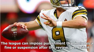 Sean payton's behavior toward referees vs. falcons under nfl review