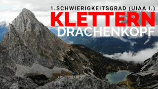 Mit dem Klettern anfangen (UIAA I.) - Drachenkopf 2303m - Vom Wanderer zum Bergsteiger werden