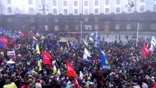 Драка  Евромайдан  Киев  Оппозиция против Беркута   Fight  Euromaydan  Kiev