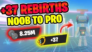 +37 REBIRTH STACK to the LEADERBOARD! | PRO TIPS | Strongman Simulator