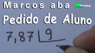 DIVISÃO - Aula 23  (Pedido de aluno)