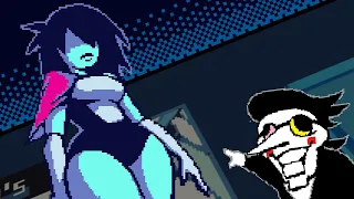 Spamton Meets Female Kris - Deltarune animation #deltarune #spamton