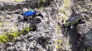 Axial SCX10 ii, Redcat Everest 10 and Danchee Ridgerock trailling mxf