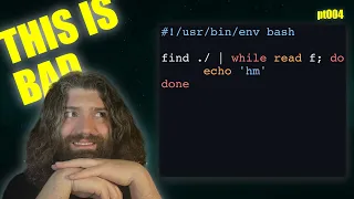 Piping `find` to `while` - You Suck at Programming #004