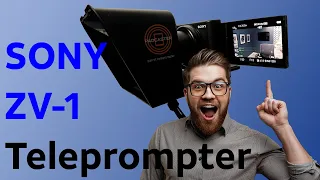 Sony ZV-1 Teleprompter