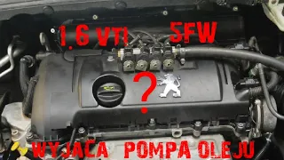 Wymiana pompy oleju - Peugeot 308 1.6 vti 5FW