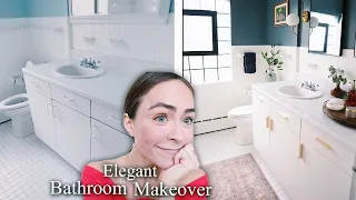 DIY Sophisticated Bathroom Makeover: Under $500, Studio McGee inspired