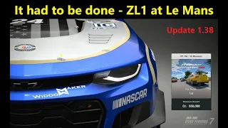 GT7 Camaro ZL1 1LE Package 18 Le Mans 700pp Garage 56 Gold Grind How to Tutorial Update 1 38