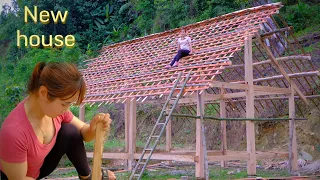 Full Video 30 days to build a new cabin, grow corn and potatoes, cut bamboo to build a house