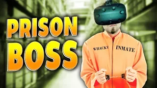 Prison Boss VR - LET US ESCAPE FROM PRISON! - Prison Boss VR Gameplay (HTC Vive)