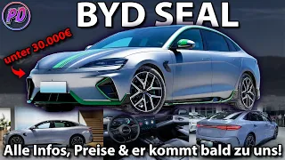 BYD SEAL - Der Schrecken der deutschen Autobauer kommt schon 2023! RIESEN UPDATE!!!