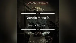 Oomph!- Nur ein Mensch lyrics with English translation