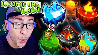 The Geometry Dash 1 ATTEMPT Gauntlet Challenge!