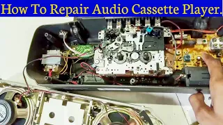 How To Repair Audio Cassette Player || Audio Cassette Tape Player @theemfschool9989