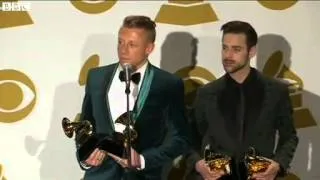 BBC News   Grammys 2014  Anti homophobia anthem wins