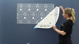 Wall Painting Idea | Stenciling Tips | Moroccan Pattern Accent Wall