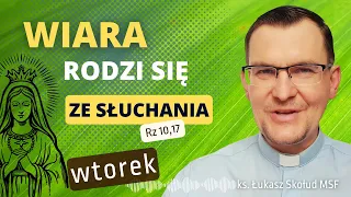 EWANGELIA NA DZIŚ | 21.05.24-wt | (Mk 9, 30-37 na) | ks. Łukasz Skołud MSF #wiararodzisięzesłuchania