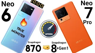 iQOO Neo 7Pro vs Neo 6 SpeedTest 😱🔥🔥🔥