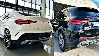 New Mercedes GLC AMG Line 2023 vs New Mercedes GLE Coupe AMG Line 2023 - Exterior Comparison