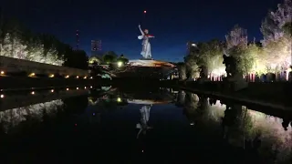 Шоу «Свет Великой Победы» 9 мая 2022 года в Волгограде Мамаев Курган