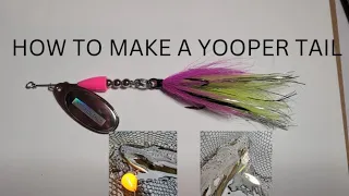 How To Make A Simple Pike and Musky Bucktail
