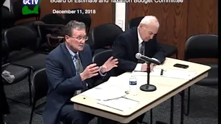 BET Budget Committee, December 11, 2018