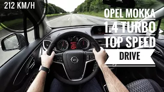 Opel Mokka 1.4 Turbo (2016) - POV on german Autobahn - Top Speed Drive