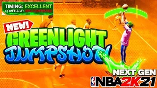 THE NEW BEST GREENLIGHT JUMPSHOT ON NBA2K21! HOW TO AUTO GREEN 100% EVERYTIME! ( I DONT MISS  NOW..)