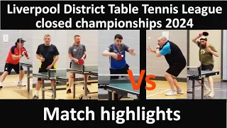 LDTTL closed table tennis championships 2024 - My match highlights with commentary and analysis