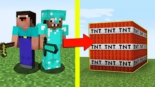 НУБ И ПРО ПРОТИВ ТНТ В МАЙНКРАФТ НУБИК ПРОТИВ ТРОЛЛИНГ ЛОВУШКА MINECRAFT Мультик