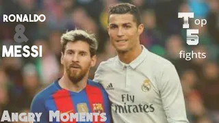 C.Ronaldo vs Leo Messi (Top 5 Fights, Angry Moments Ever) Facebook New Video new whatsapp status Pk