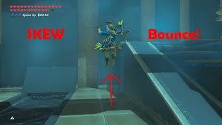 Massive Air Time Glitch In Botw!(Skew Bounce Tutorial)