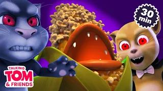 Vampires and Popcorn! Scary Movie Marathon (Talking Tom & Friends Halloween Special)