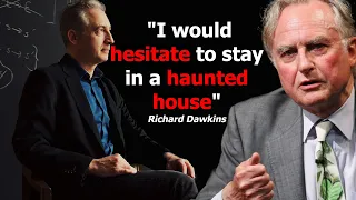 "I would hesitate to stay in a haunted house" - Richard Dawkins (with Brian Greene)