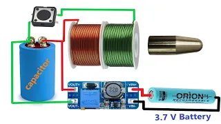 How to Make a Simple Coil Gun / DIY Make Your Own Coil Gun and Watch the Magic of Electromagnetism