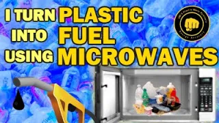 I turn Plastics into Fuel, Using Microwaves! (Pyrolysis Reactor)