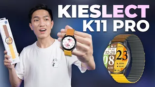 Sốc với "smartwatch" giá chỉ 1tr Kieslect K11 Pro - Màn to, thiết kế rất đẹp