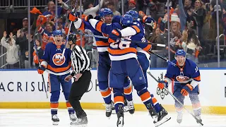 Islanders avoid elimination in DOUBLE OVERTIME!!