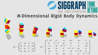 SIGGRAPH 2020 Technical Paper: n-Dimensional Rigid Body Dynamics