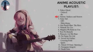 TOP ANIME ACOUSTIC GUITAR COVERS PLAYLIST