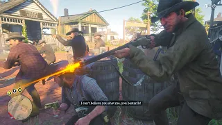 Rhodes shootout, but Arthur brings backup | RDR2