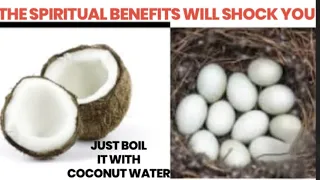 See What Happens to you After Using Native Egg and Coconut water