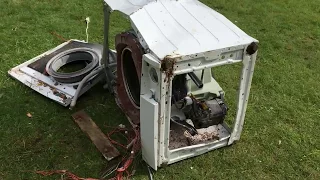 Washing machine destruction 1