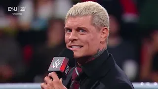 Cody Rhodes Fires Back at the Rock FULL UNCENSORED