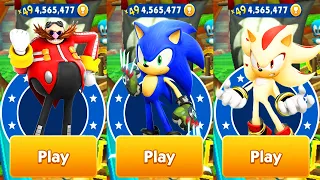 Sonic Dash - Dr.Eggman vs Super Shadow vs Boscage Maze Sonic vs All Bosses Zazz Dr.Eggman