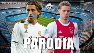 Canción Ajax vs Real Madrid 4-1 (Parodia Demarco Flamenco-La isla del Amor)