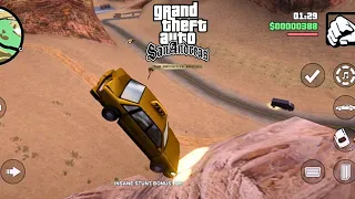 Incredible Jumps From High Cliffs (GTA San Andreas Definitive Edition Mobile)#2