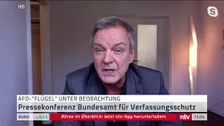 Live: Der Verfassungsschutz stuft den "Flügel" der AfD um B. Höcke als Beobachtungsfall ein