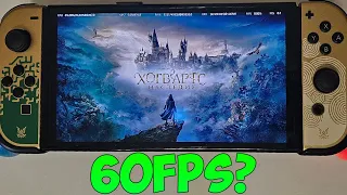 Hogwarts Legacy NIntendo Switch.  Тянет 60 фпс? Тест производительности под разгоном